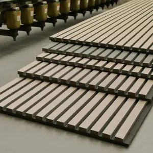 Sound-Absorbing Acoustic Wall Panels for Interior Spaces