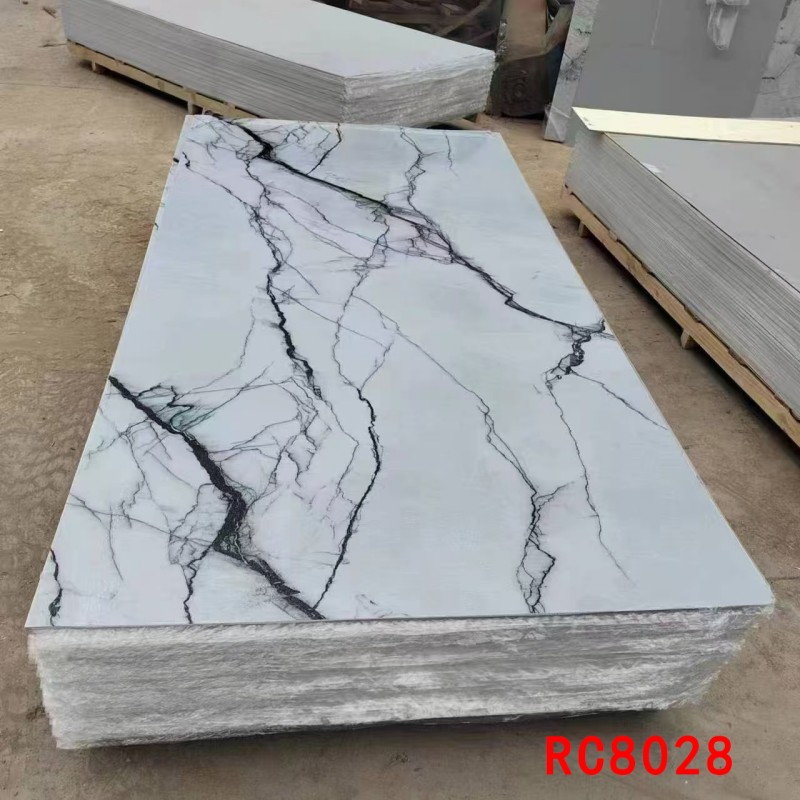 Custom UV marble sheet/UV Coating PVC Marble Sheet Suppliers, Factories