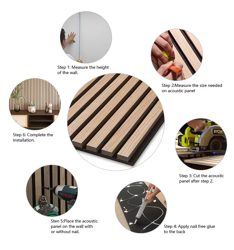 Easy Installation Slat Wall