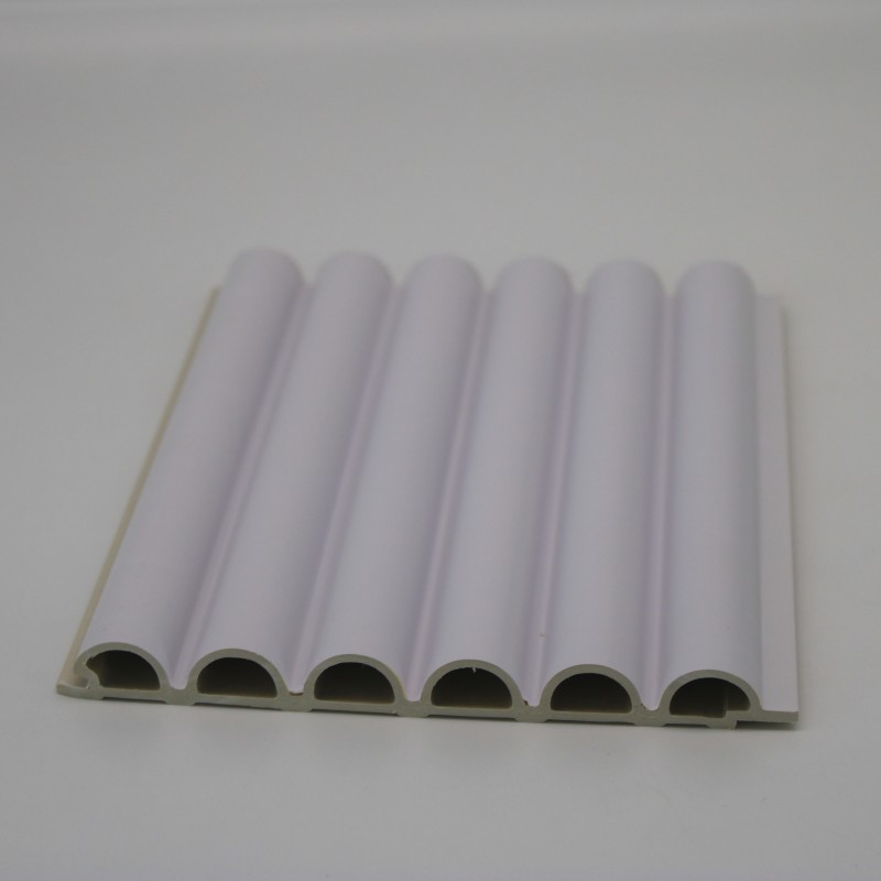 Semicircular WPC Wall Panel Display 3
