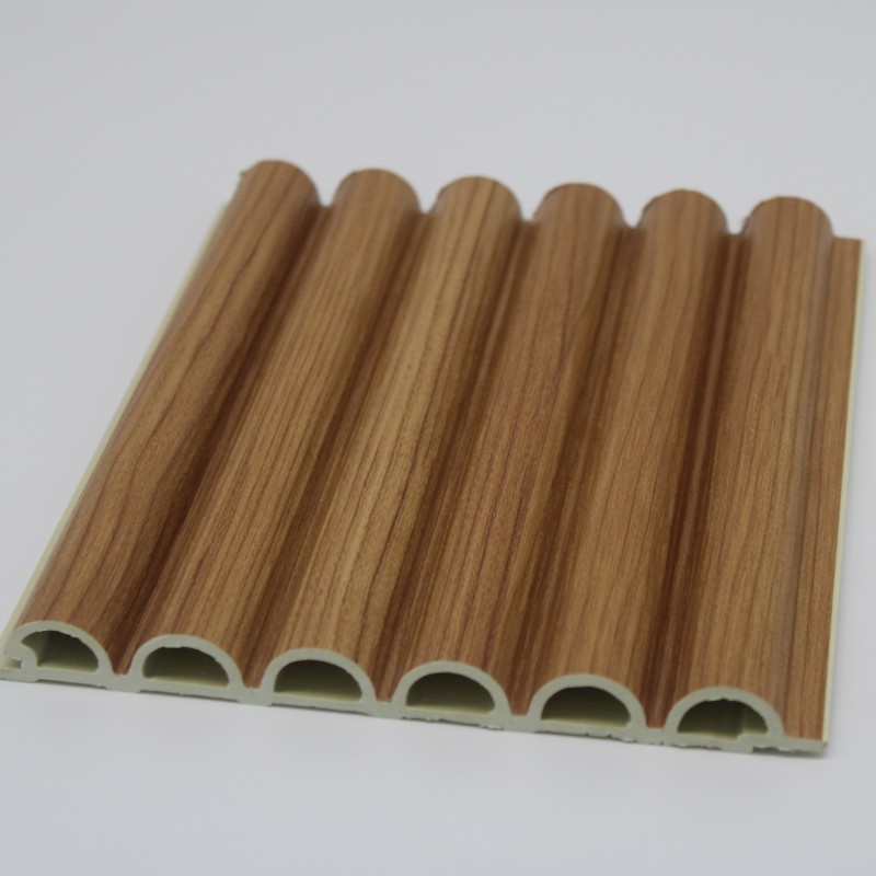 Semicircular WPC Wall Panel Display 4