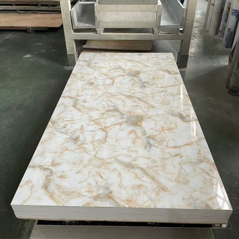 Custom UV marble sheet/UV Coating PVC Marble Sheet Suppliers, Factories