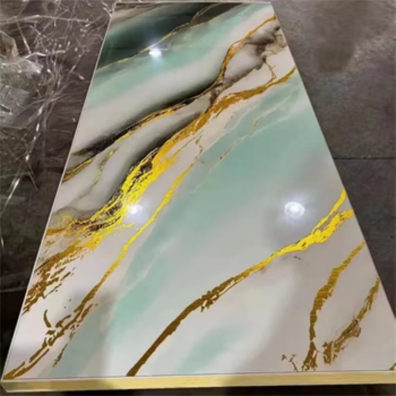 Custom UV-Cured Marble Sheet for Wall Supplier, Factories