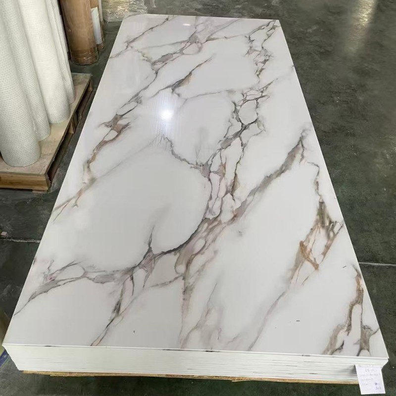 Custom UV marble sheet/UV Coating PVC Marble Sheet Suppliers, Factories