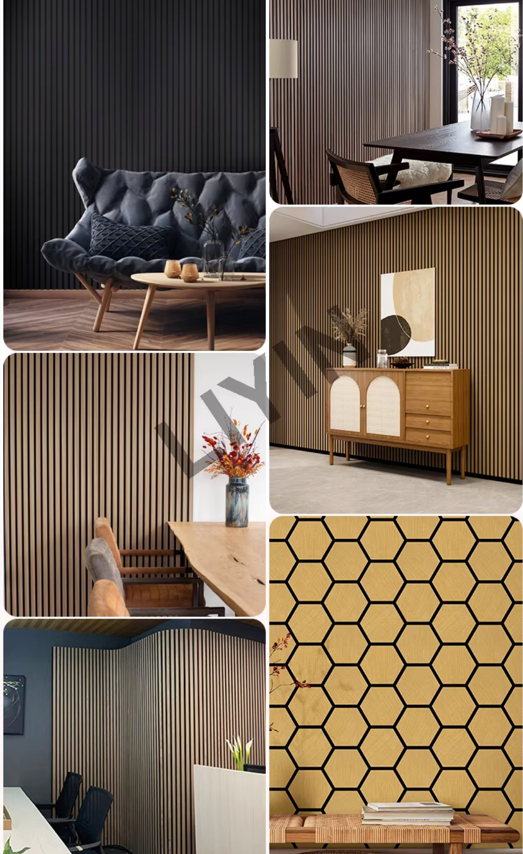 Acoustic Slat Wall Panel Display 1