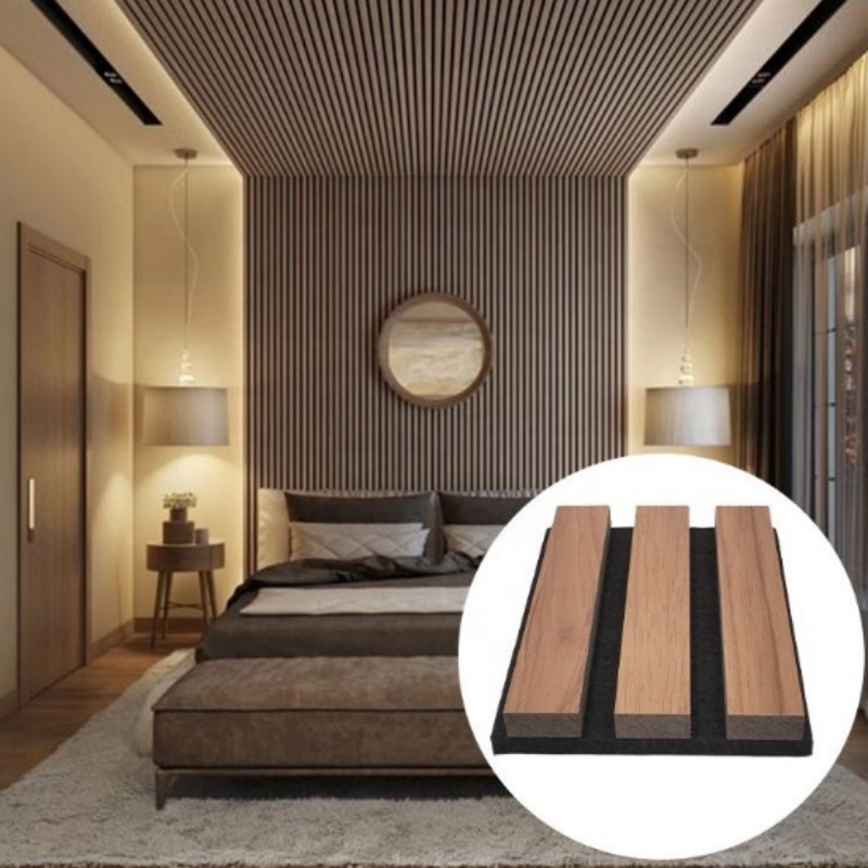 Custom Acoustic Slat Wood Wall Panels Manufacturer, Supplier