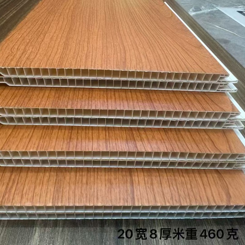 China Premium 8mm Ivory White PVC Ceiling Panel with Wood Grain Texture - Waterproof, Environmentally Friendly, Easy DIY Installation Suppliers, Factories