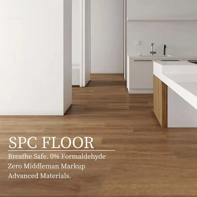 SPC Flooring - Stone Plastic Composite Waterproof Zero Formaldehyde Floor