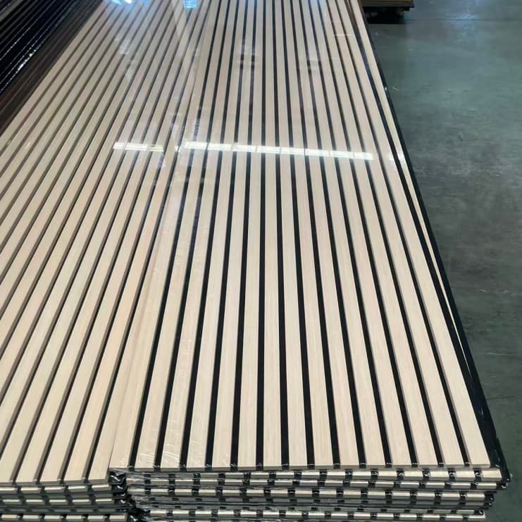 Sound-absorbing panels installation 3