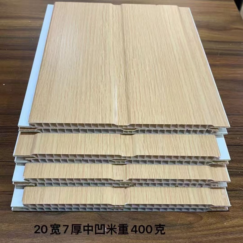 China Premium 8mm Ivory White PVC Ceiling Panel with Wood Grain Texture - Waterproof, Environmentally Friendly, Easy DIY Installation Suppliers, Factories
