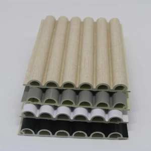 China Modern Semicircular WPC Wall Panel Design Supplier, Suppliers