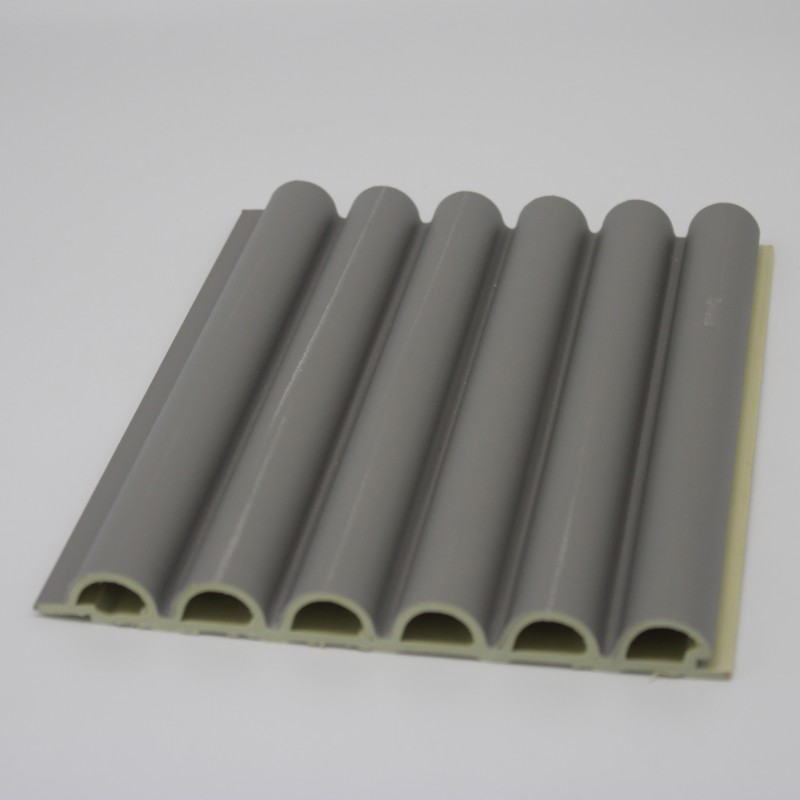 Semicircular WPC Wall Panel Display 2