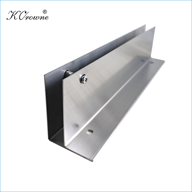 Stainless Steel Extrusion Full Height Panel Screen One Ear Bracket Bathroom Toilet Partition Wall Brackets
