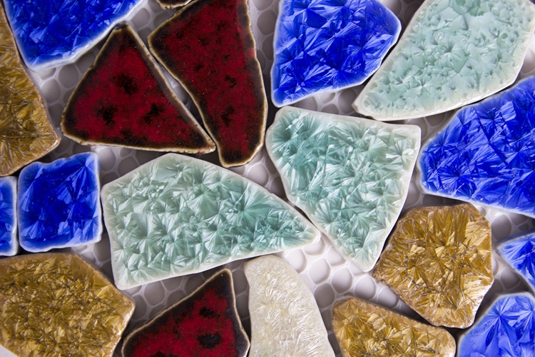 Foshan Factory Price Wall Decorative Colorful Ceramic Glazed Mosaic Tile