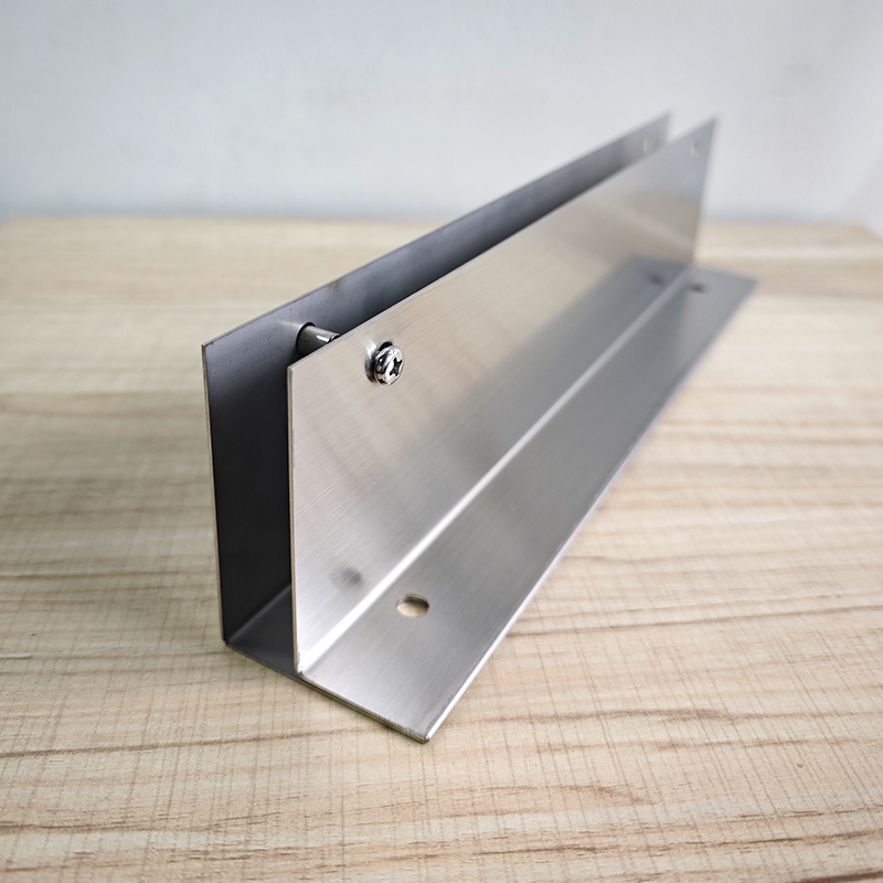 Stainless Steel Extrusion Full Height Panel Screen One Ear Bracket Bathroom Toilet Partition Wall Brackets