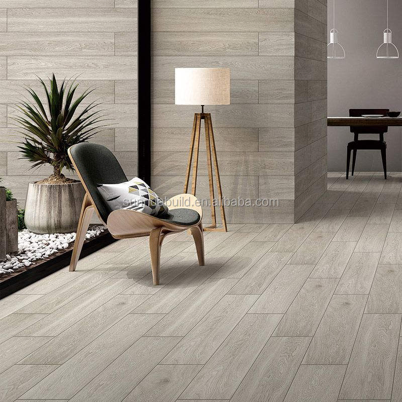 China Sunnda Cheap Price Wood Look Wooden Texture Matt Finish Anti-Slip Glazed Rustic Porcelain Floor Ceramic Wall Tiles