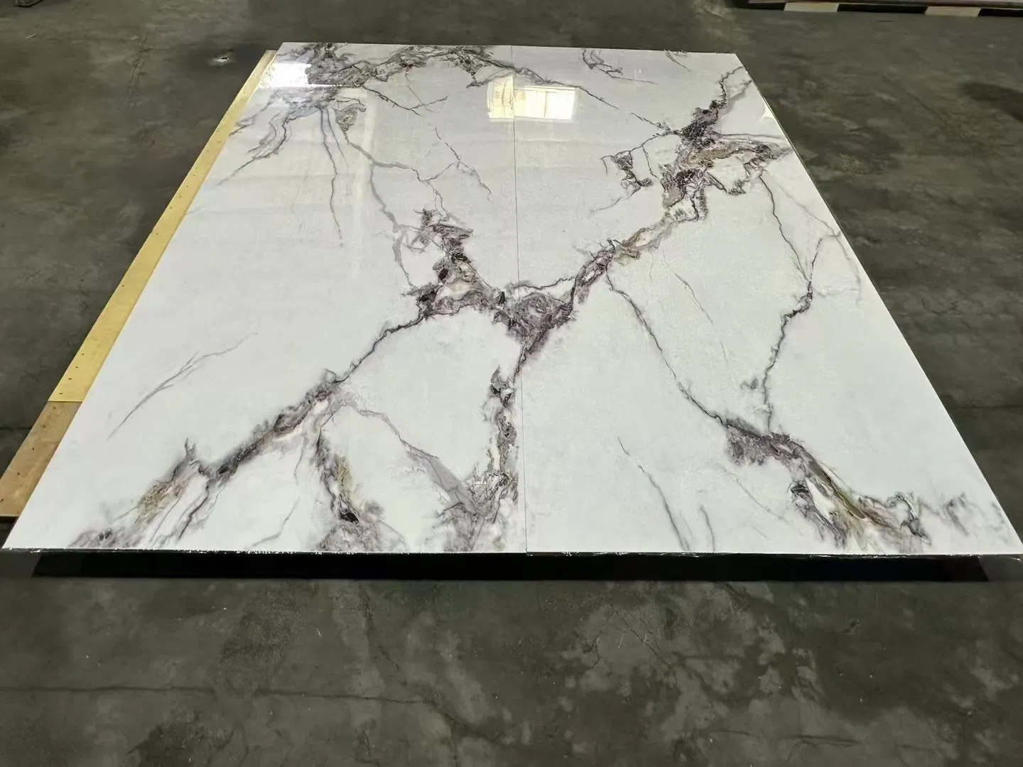Sleek PVC Marble Wall Tiles for Contemporary Spaces