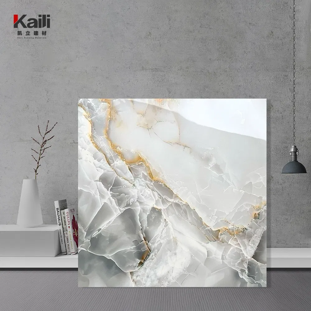 Modern Design High Glossy Waterproof 600X600mm Indoor Decorative Ceramic Glazed Polished Tiles