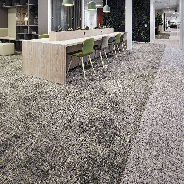 Carpet Factory Workspace Design Durable Carpet Tile for Office Commercial Space