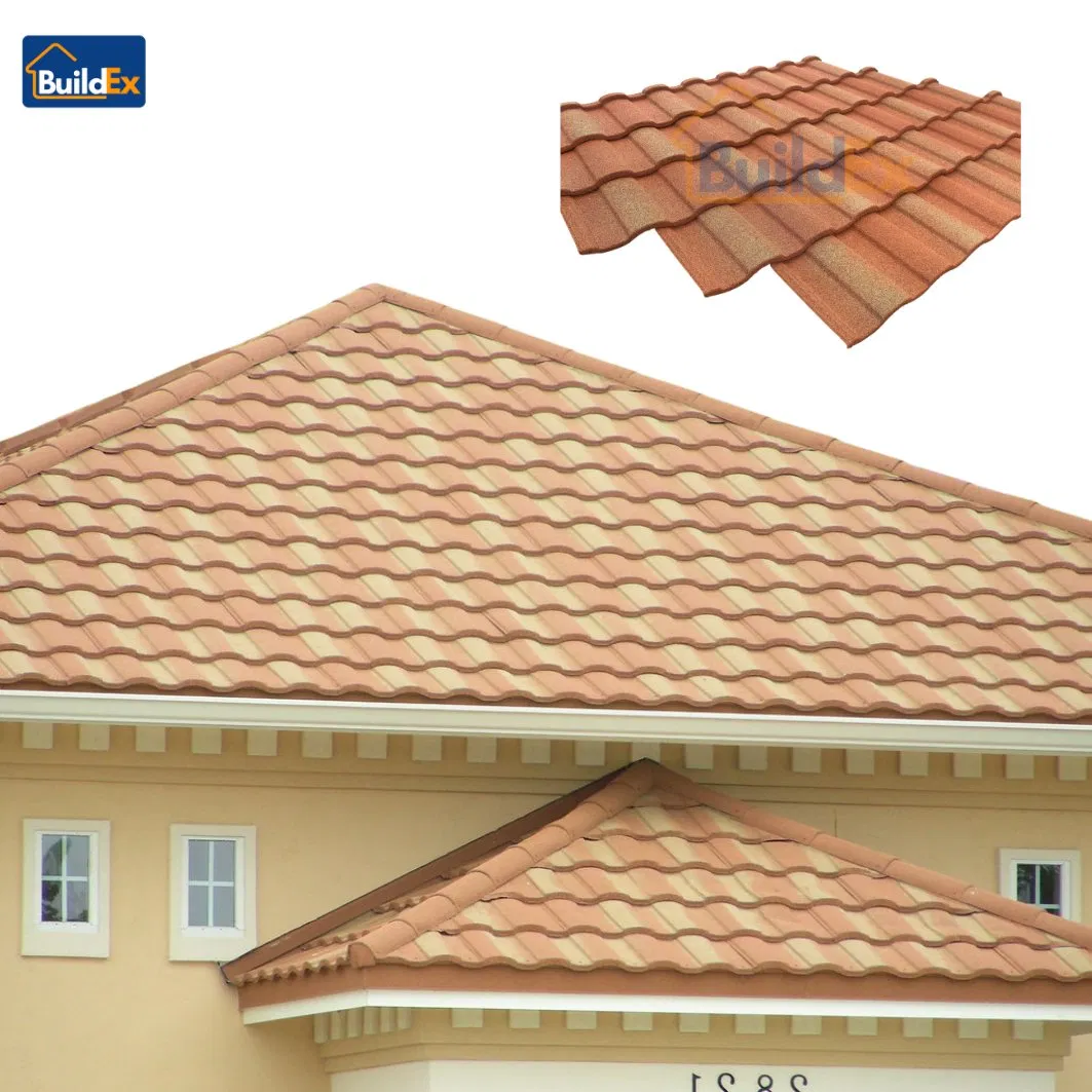 Heat Resistant Stone Coated Roofing Tiles Sheets Metal Tile Roof Building Roofs for Pakistan Houses