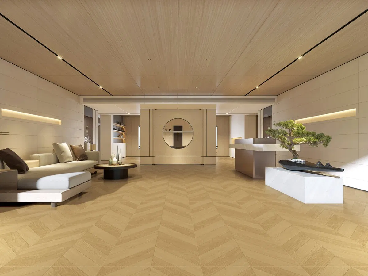 80X80cm Matt Surface Anti-Slip Porcelain Tiles Brown Indoor Wooden Look Classical Glazed Tile