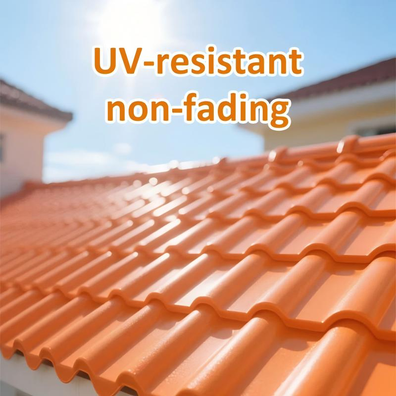 Modern Heat Resistant Corrugated ASA PVC Synthetic Resin Roof Tiles with Fireproof &amp; Durable Features for Villa Building