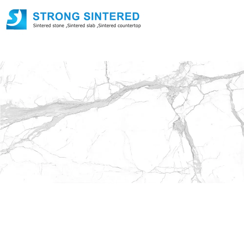 White 3200X1600mm Eco-Friendly Sintered Stone for Stylish Countertops/Wallboard/Floor Tiles