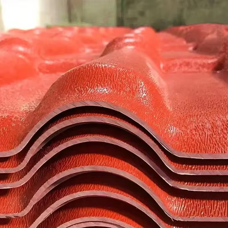 Heat Resistant ASA PVC Synthetic Resin Roma Sheets Roof Tile