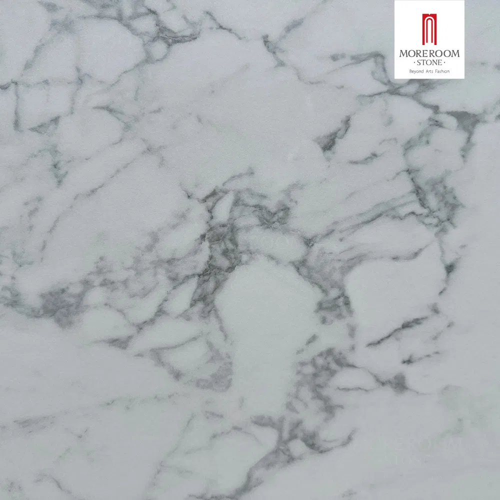 1200X2800mm Statuario White Artificial Marble Stone Look Porcelain Sintered Slab