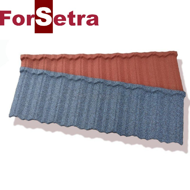 Heat Resistant Classic Roofing Sheets Stone Coated Metal Roof Tile for Residential Building