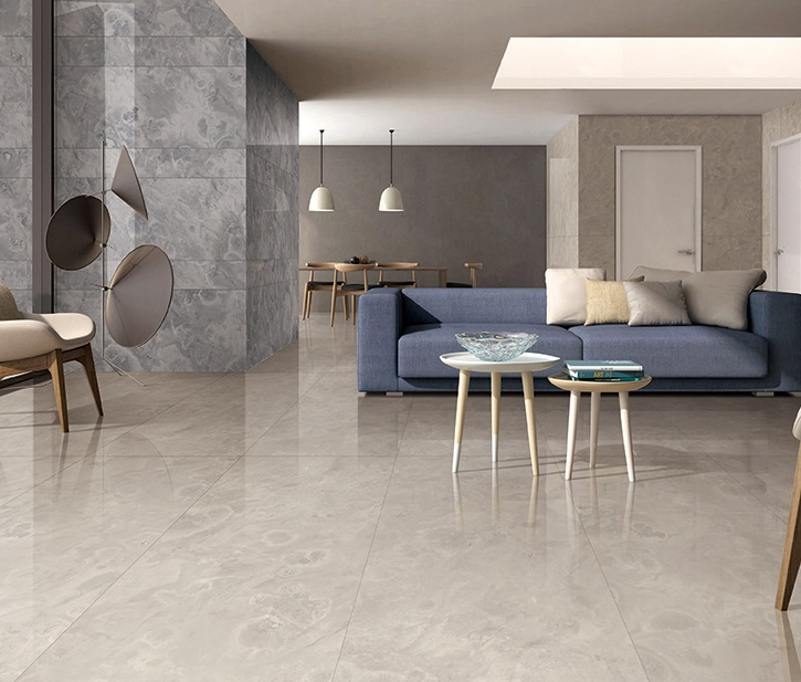 Luxury Wall Tile Gary Marble Look Large Format Porcelain Tile
