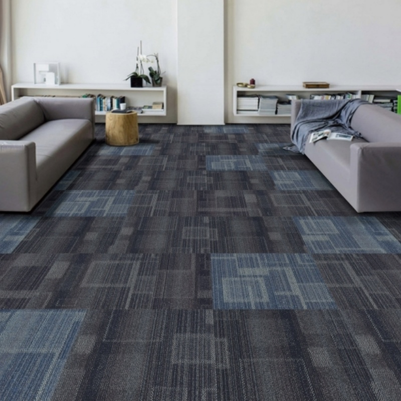 Heavy Duty Nylon Carpet Tile 50X50cm - Fire Retardant B1 Grade for Commercial Space