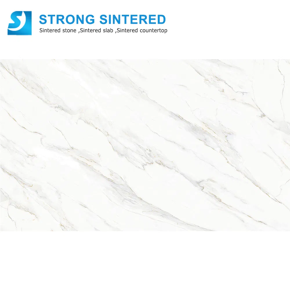 White 3200X1600mm Eco-Friendly Sintered Stone for Stylish Countertops/Wallboard/Floor Tiles