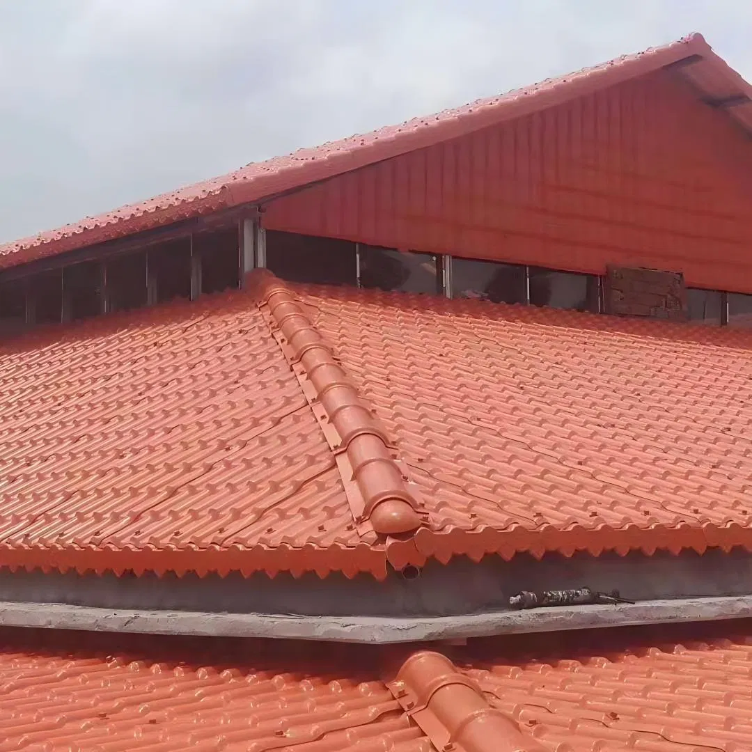 Modern Heat Resistant Corrugated ASA PVC Synthetic Resin Roof Tiles with Fireproof &amp; Durable Features for Villa Building