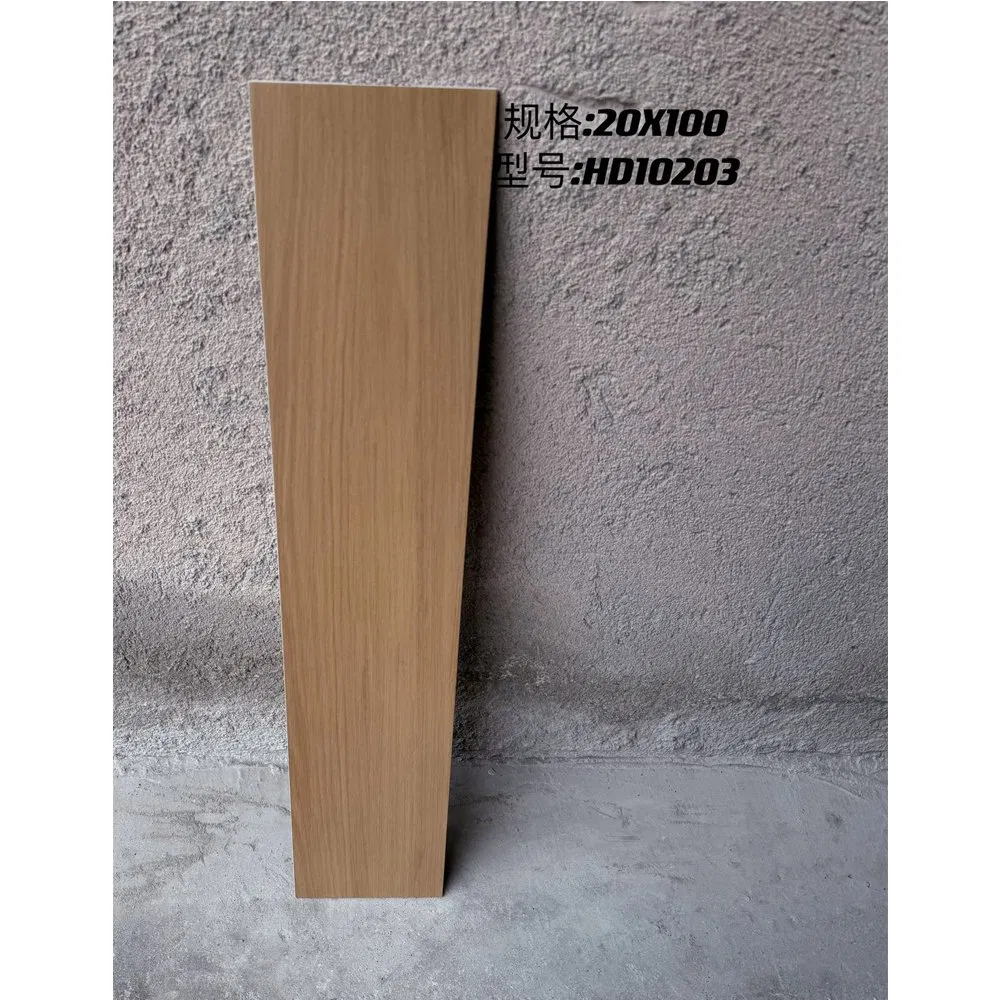 200X1000mm Matte Surface Wood Look Floor Porcelain Anti-Slip Tiles for Decoration