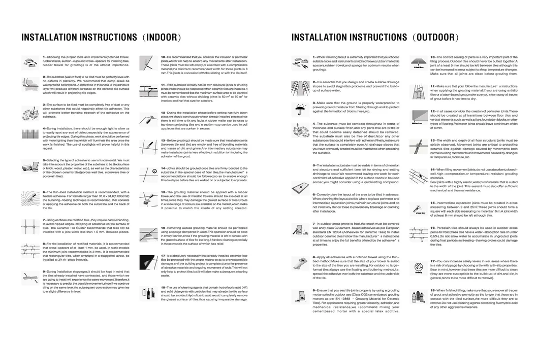 Porcelain Tile Showcase