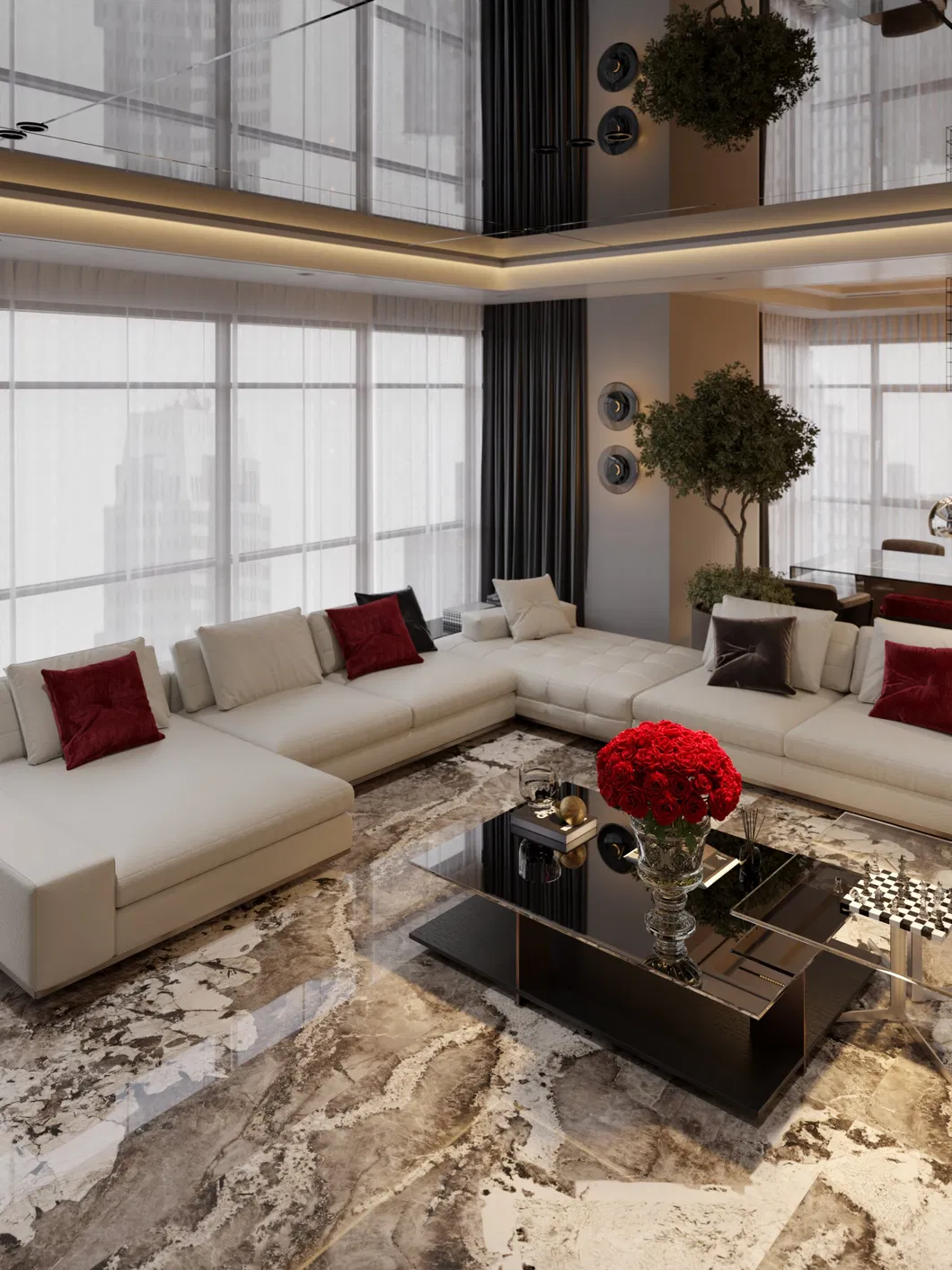 Milan Brown Sintered Stone Slab