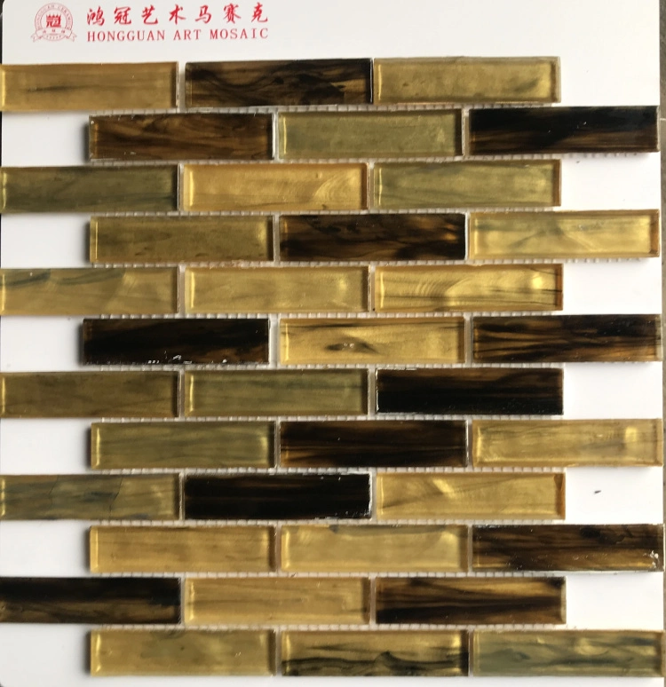 China Wholesale Decorative Bathroom Kitchen Backsplash Wall Strip Mosaic Tile