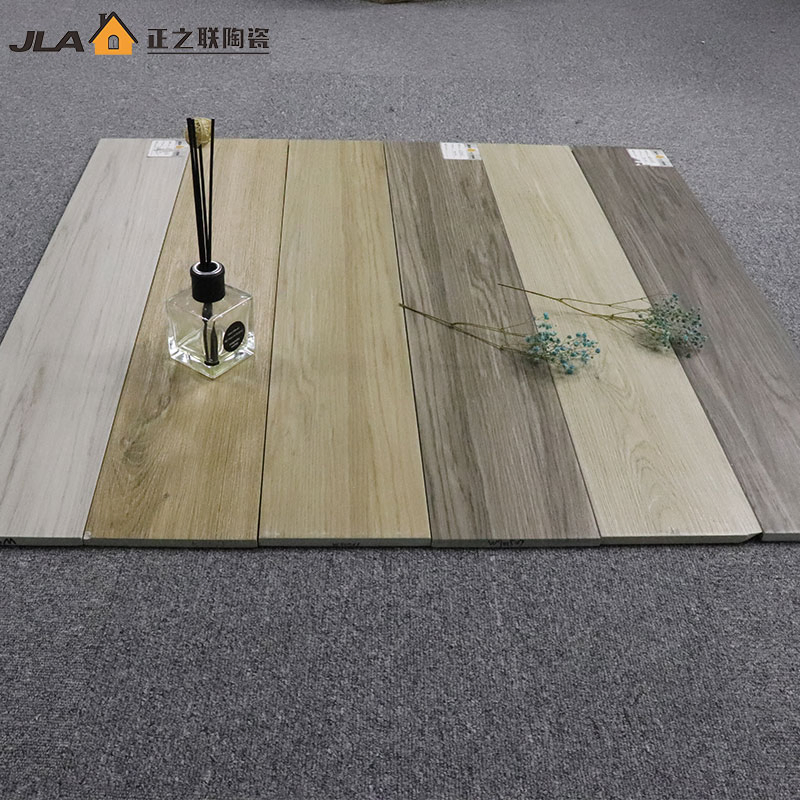 Wood Finish Look Effect Ceramic Floor Tiles Porcelain Wooden Wall Tile Flooring