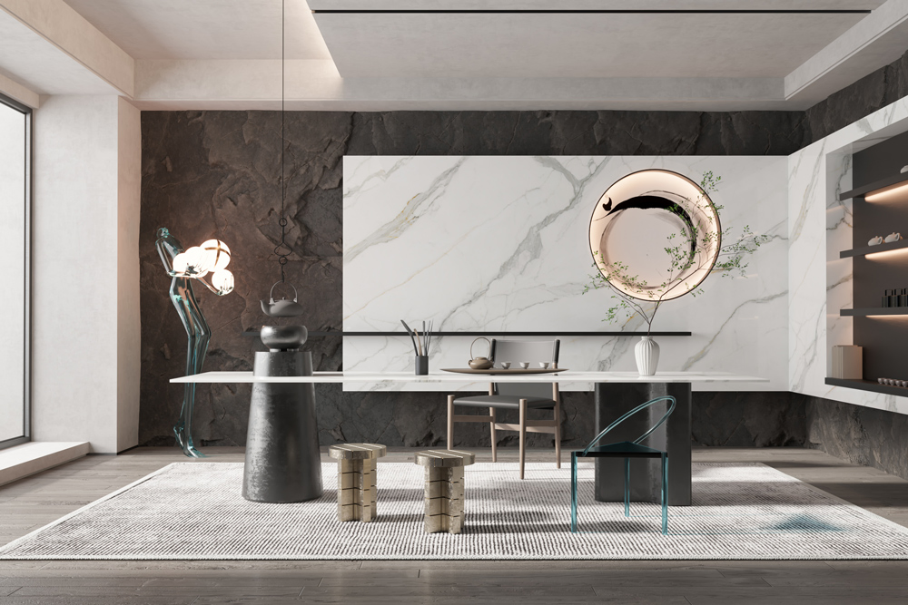 Luxury High-End 6~20mm Porcelain Sintered Stone Slabs for Walls &amp; Floors