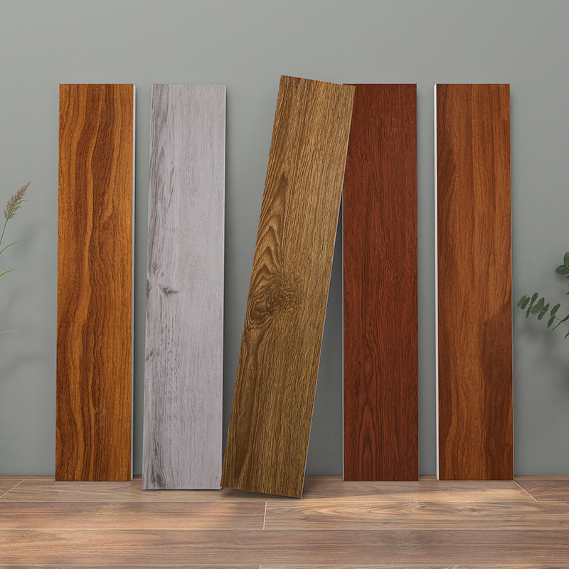 Factory Direct Sale Modern Marble Porcelain Floor Tile Wood Effect for House Elevation Villa Glazed Tiles