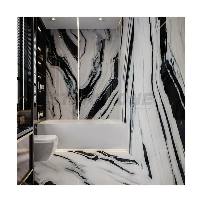 Panda White Marble Detail 6