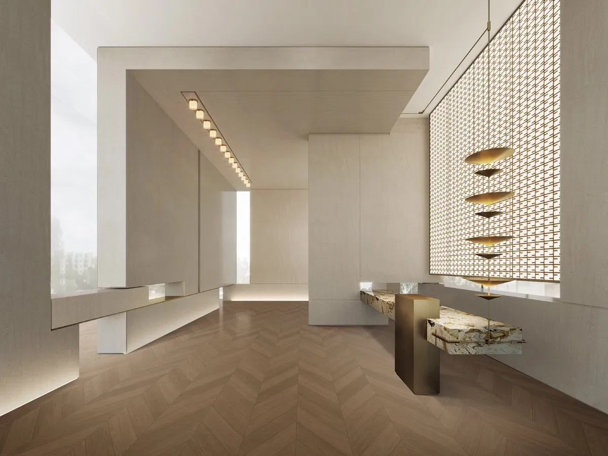 Wood Pattern Look Ceramic Wooden Finish Flooring Tiles Wood Color Tiles for Living Room 600*120mm