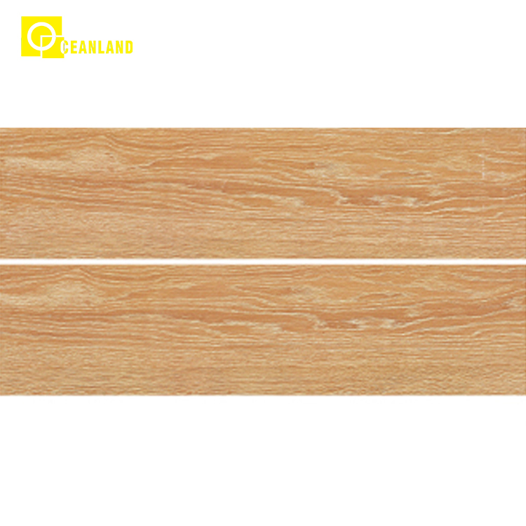 China Comfortable Bedroom Ceramic Floor Tiles Wood Pattern