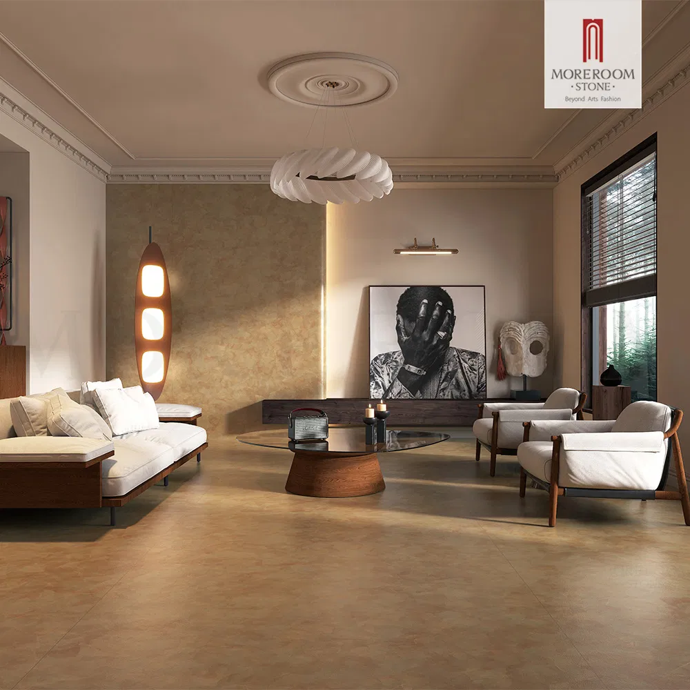 2800*1200mm Large Format Brown Indoor Sintered Stone Tiles for Floor Wall and Countertop