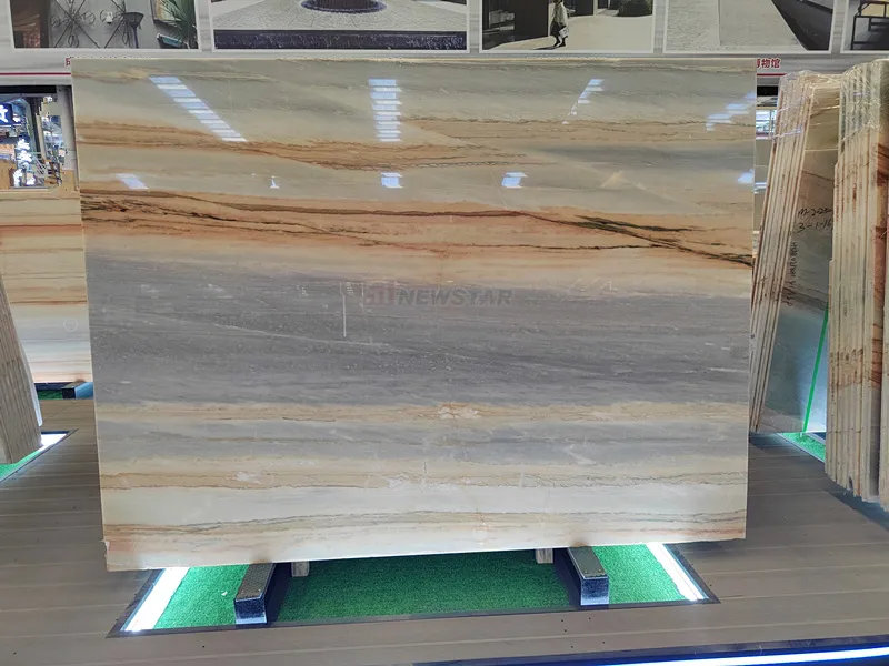 Blue Onyx Marble Slab