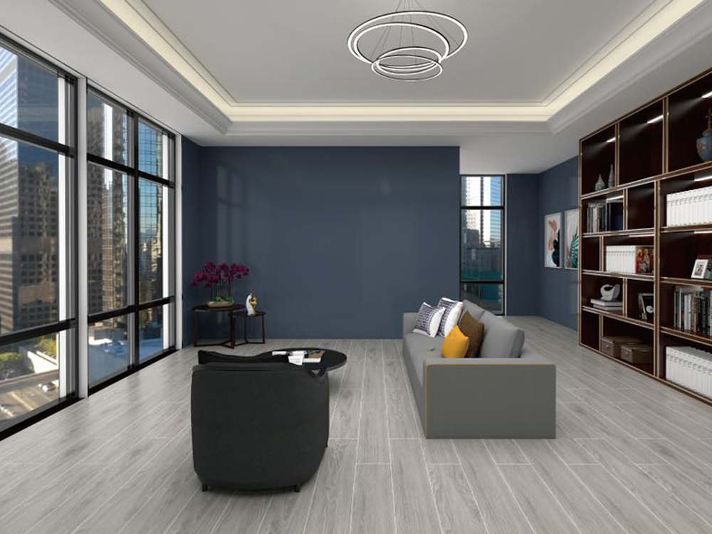 Modern Matte Finish Porcelain Tiles 200X1000mm Anti-Slip Wood Effect Ceramic Flooring Tile