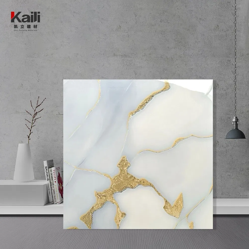 Modern Design High Glossy Waterproof 600X600mm Indoor Decorative Ceramic Glazed Polished Tiles