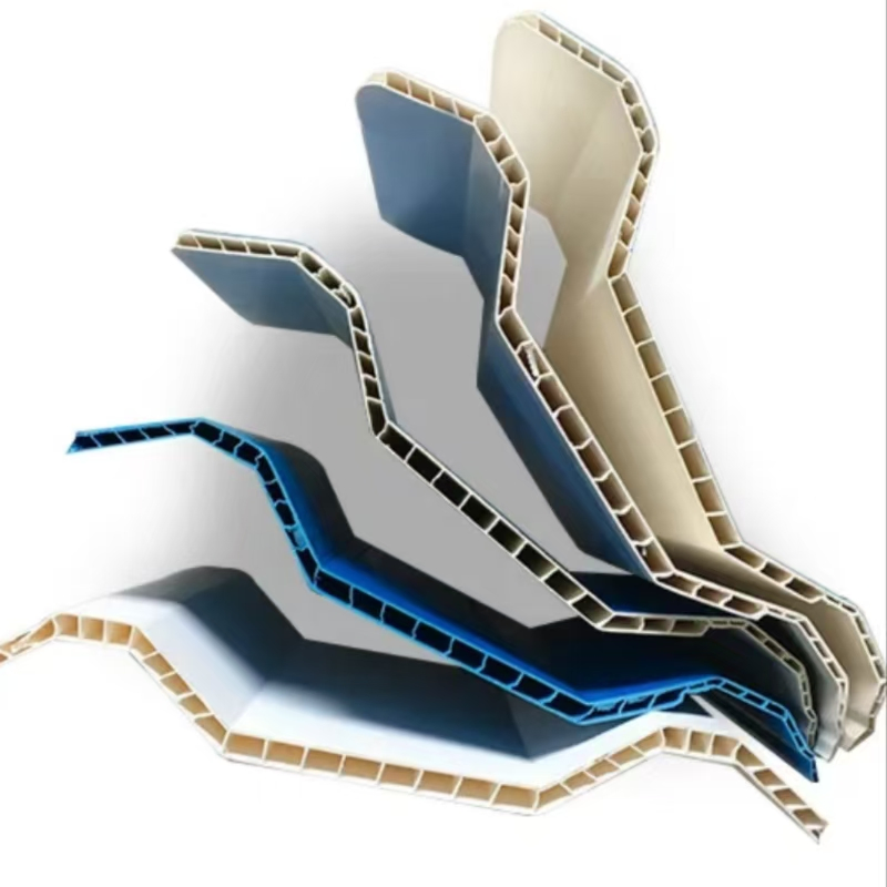 Heat Resistant Design for Hotel Traditional Style PVC Hollow Roof Tiles