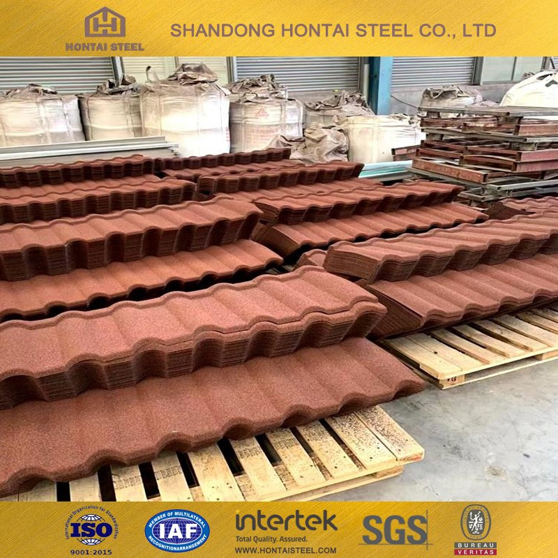Industrial Stone Coated Metal Roof Tiles Biggest Size Heat Resistant Building/House Sheets Easy Labor Installation Hotel Roofing